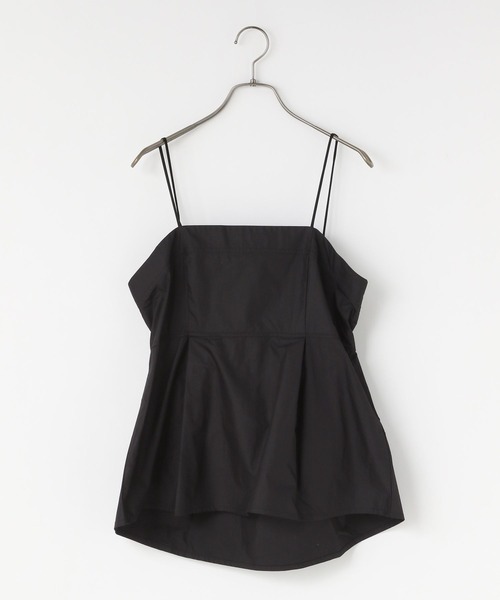 LOWRYS FARM（ローリーズファーム）の「キャミチュニック 102236（シャツ/ブラウス・レディース・ブラック系その他/ブラック/アイボリー・LONG/SHORT）」の7枚目の写真