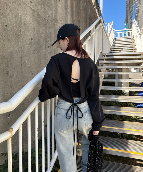 ISOOK(アイスー)の「【ISOOK / アイスー】バッククロスカップ付きキャミソール / ブラトップ カップ付きインナー インナーキャミZOZOTOWN限定(キャミソール・レディース・ブラック/グレー・FREE)」の18枚目の写真