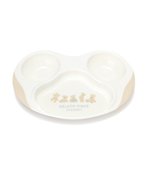 gelato pique(ジェラートピケ)の「【ラッピング済み】【BABY】ファーストディッシュセット&シリコンスタイSET(ベビーギフト・キッズ・ベージュ・FREE)」の15枚目の写真