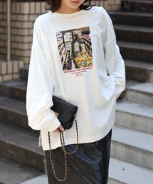 Bonjour Sagan | ショッピングフォトプリントビッグロンT(Tシャツ/カットソー)