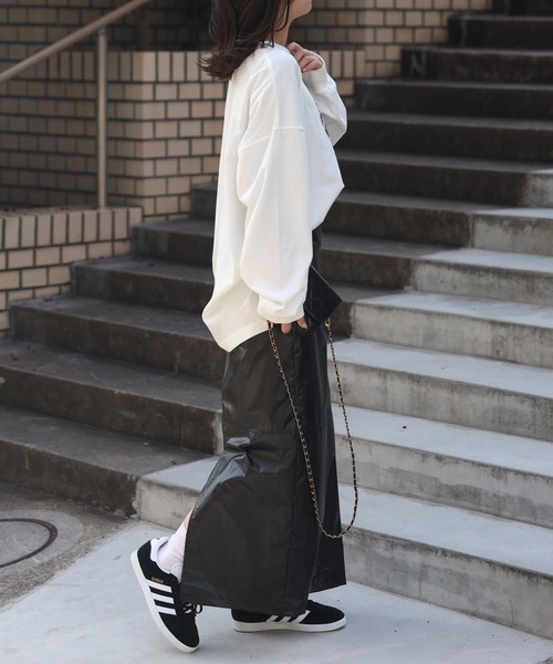 Bonjour Sagan(ボンジュールサガン)の「ショッピングフォトプリントビッグロンT(Tシャツ/カットソー・レディース・オフホワイト・FREE)」の4枚目の写真