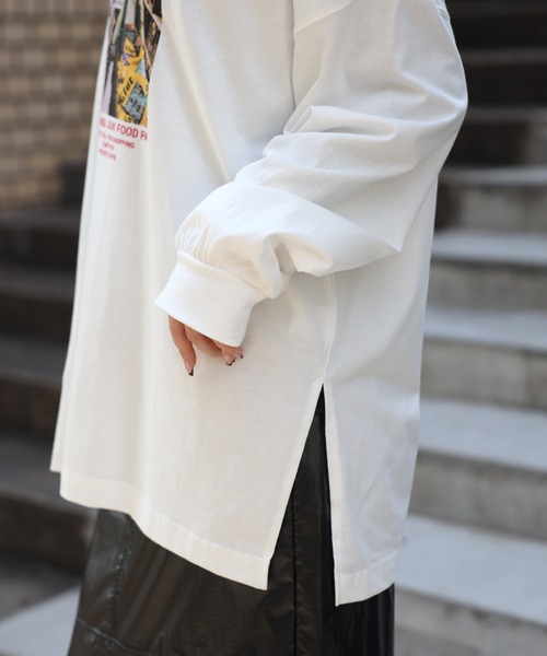 ショッピングフォトプリントビッグロンT（Tシャツ/カットソー