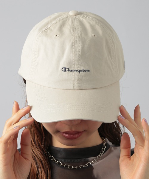 Champion(チャンピオン)の「【Champion】ウォッシュツイルハイキャップ 181-0062(キャップ・メンズ・ブラック/アイボリー/ベージュ/ミント・FREE)」の2枚目の写真