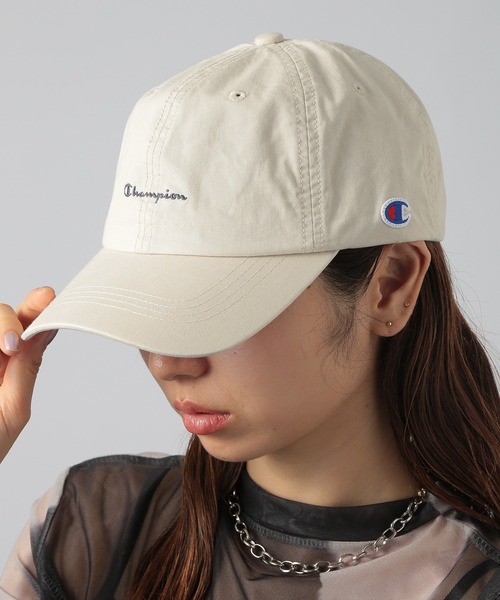 Champion(チャンピオン)の「【Champion】ウォッシュツイルハイキャップ 181-0062(キャップ・メンズ・ブラック/アイボリー/ベージュ/ミント・FREE)」の9枚目の写真