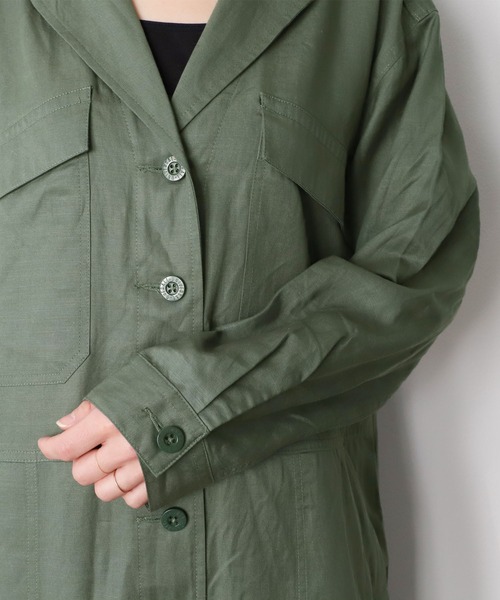 UNIVERSAL OVERALL（ユニバーサルオーバーオール）の「【UNIVERSAL OVERALL】オールインワン-ALL IN ONE（つなぎ/オールインワン・レディース・オリーブ・FREE）」の15枚目の写真