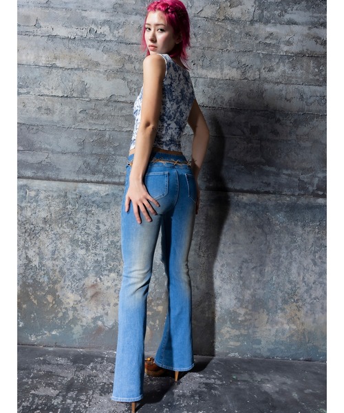 DURAS（デュラス）の「Flower pattern top（タンクトップ・レディース・ホワイト/ピンク/ブラック・FREE）」の16枚目の写真