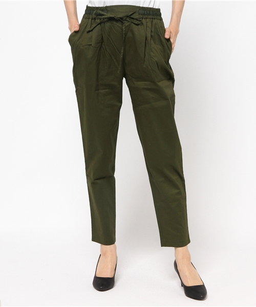 MOUSSY（マウジー）の「PLAIN LOOSE PT（その他パンツ・レディース・カーキ系/ブラック/ブルー/オレンジ・2/1）」の2枚目の写真