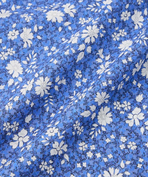 LIBERTY. - 6 LAMARINEFRANCAISE リバティ LIBERTY ワンピース 青 LIBERTYプリントBlue Tapestryワンピース｜ワンピース
