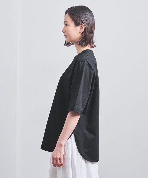 SACRA（サクラ）の「＜SACRA＞バックロゴ Tシャツ（Tシャツ