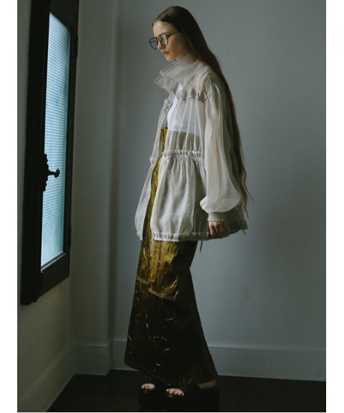 AMAIL(アマイル)の「Angel eary blouson(ブルゾン・レディース・グレイッシュベージュ/ピンク・FREE)」の4枚目の写真