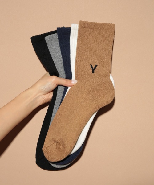 YUQRI（ユクリ）の「【YUQRI】first step（ソックス/靴下・メンズ・ネイビー/ベージュ/イエロー/ホワイト/レッド/ブラック/オリーブ/グレー/チャコールグレー/オレンジ/サンドベージュ/ダークネイビー/レッド系その他/グリーン/ダークブラウン・S/M/L）」の6枚目の写真