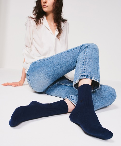 YUQRI（ユクリ）の「【YUQRI】first step（ソックス/靴下・メンズ・ネイビー/ベージュ/イエロー/ホワイト/レッド/ブラック/オリーブ/グレー/チャコールグレー/オレンジ/サンドベージュ/ダークネイビー/レッド系その他/グリーン/ダークブラウン・S/M/L）」の10枚目の写真