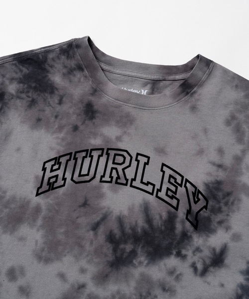 tシャツ 「Hurley/ハーレー」W ARC LOGO CROP TEE　レディースヘビーウェイトTシャツ　クロップ丈 レディース Hurley （ハーレー）の「【Hurley/ハーレー】W ARC LOGO CROP