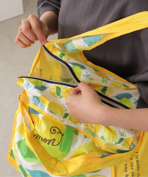【専用】エコバッグ　新品未使用 セール】ファスナー付きエコバッグ 容量20L（エコバッグ/サブ