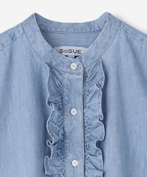Bshop（ビショップ）の「SoSUE | フリルプルオーバーブラウス WOMEN 