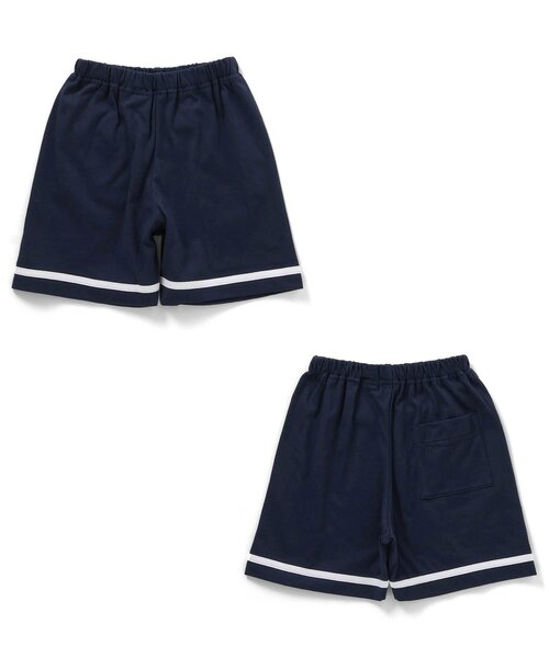 apres les cours（アプレレクール）の「【吸水速乾・接触冷感】セーラーカラーセットアップ（セットアップ・キッズ・チェック/ネイビー・80/90/100/110/120/130）」の22枚目の写真