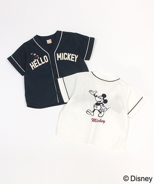 petit main（プティマイン）の「【Disney】ベースボールシャツ（シャツ/ブラウス・キッズ・ネイビー/オフホワイト・80ｃｍ/90cm/100cm/110cm/120cm/130cm）」の20枚目の写真