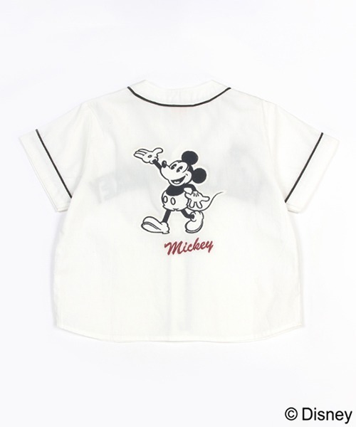 petit main（プティマイン）の「【Disney】ベースボールシャツ（シャツ/ブラウス・キッズ・ネイビー/オフホワイト・80ｃｍ/90cm/100cm/110cm/120cm/130cm）」の17枚目の写真