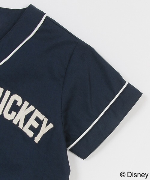 petit main（プティマイン）の「【Disney】ベースボールシャツ（シャツ/ブラウス・キッズ・ネイビー/オフホワイト・80ｃｍ/90cm/100cm/110cm/120cm/130cm）」の14枚目の写真