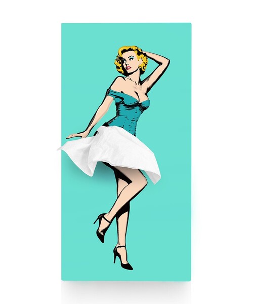 bpr BEAMS（ビーピーアール ビームス ）の「SPEXTRUM / Tissue UP Girl ティッシュ ケース（インテリア雑貨・メンズ・ピンク/ミント/パープル/サックスブルー/ベージュ/レッド系その他2・ONE SIZE）」の3枚目の写真