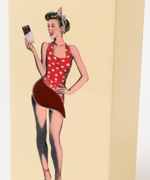 bpr BEAMS（ビーピーアール ビームス ）の「SPEXTRUM / Tissue UP Girl ティッシュ ケース（インテリア雑貨・メンズ・ピンク/ミント/パープル/サックスブルー/ベージュ/レッド系その他2・ONE SIZE）」の13枚目の写真