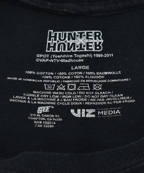 VINTAGE(ヴィンテージ)の「【ヴィンテージ古着】HUNTER×HUNTER / ハンターハンター アニメ プリントTシャツ(Tシャツ/カットソー・メンズ・ブラック・LARGE)」の8枚目の写真