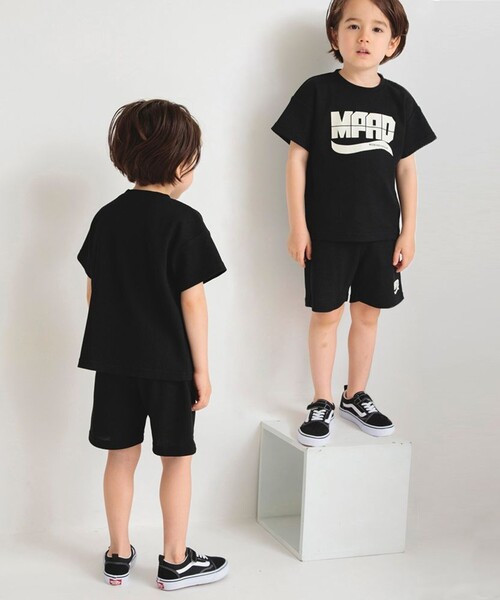 BRANSHES(ブランシェス)の「【プチプラ】ワッフルセットアップ(ルームウェア/パジャマ・キッズ・ブルーグレー/ブラック・100/140/110/130/120/90/150/80)」の19枚目の写真