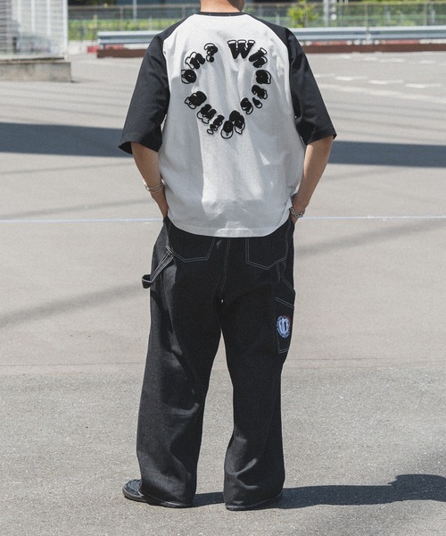 kutir（クティール）の「サガラサークルロゴラグランT（Tシャツ/カットソー・メンズ・ブラック/レッド系/ネイビー系/ホワイト/ブラック系・MEDIUM/LARGE）」の22枚目の写真