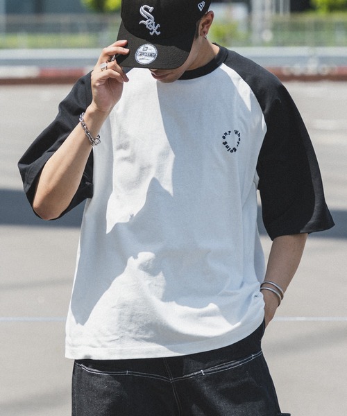 kutir（クティール）の「サガラサークルロゴラグランT（Tシャツ/カットソー・メンズ・ブラック/レッド系/ネイビー系/ホワイト/ブラック系・MEDIUM/LARGE）」の19枚目の写真