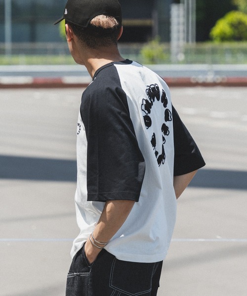 kutir（クティール）の「サガラサークルロゴラグランT（Tシャツ/カットソー・メンズ・ブラック/レッド系/ネイビー系/ホワイト/ブラック系・MEDIUM/LARGE）」の20枚目の写真