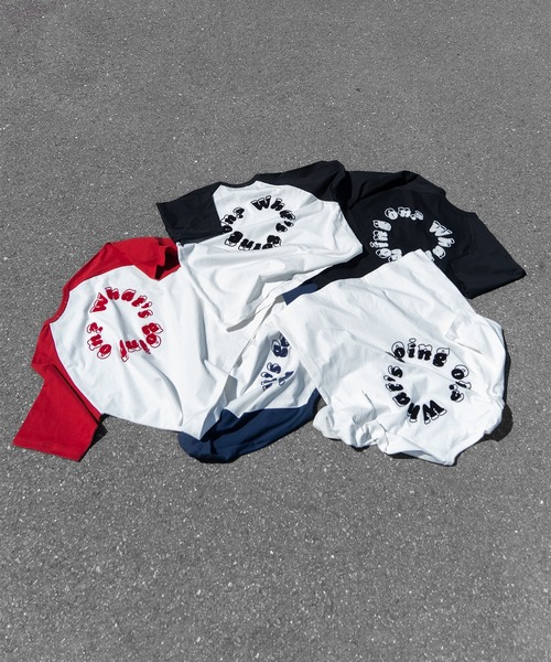 kutir（クティール）の「サガラサークルロゴラグランT（Tシャツ/カットソー・メンズ・ブラック/レッド系/ネイビー系/ホワイト/ブラック系・MEDIUM/LARGE）」の17枚目の写真