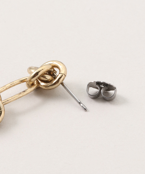 La TOTALITE(ラトータリテ)の「【RDS*JUNCO PARIS/リアルデザインサイト*ジュンコパリ】long chain pierced(ピアス(両耳用)・レディース・ゴールド・FREE)」の3枚目の写真