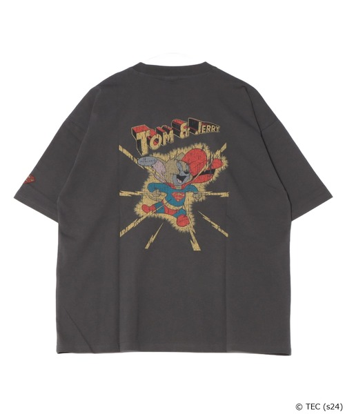 Tom&Jerry(トムアンドジェリー)の「【公式】トムとジェリー 天竺ピグメント風半袖Tシャツ(メンズ)(Tシャツ/カットソー・メンズ・C/A/B/D・M/L)」の5枚目の写真