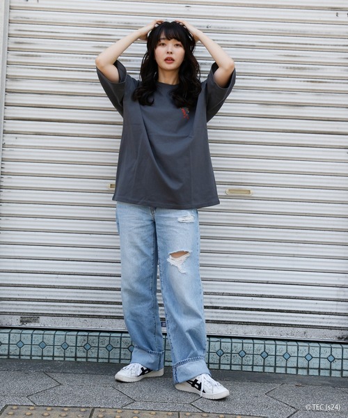 Tom&Jerry(トムアンドジェリー)の「【公式】トムとジェリー 天竺ピグメント風半袖Tシャツ(メンズ)(Tシャツ/カットソー・メンズ・C/A/B/D・M/L)」の10枚目の写真