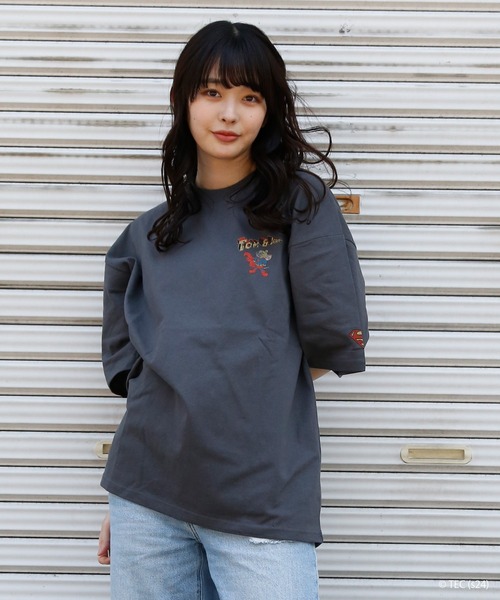 Tom&Jerry(トムアンドジェリー)の「【公式】トムとジェリー 天竺ピグメント風半袖Tシャツ(メンズ)(Tシャツ/カットソー・メンズ・C/A/B/D・M/L)」の13枚目の写真