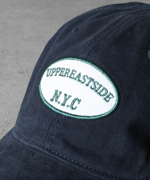 ZIP FIVE（ジップファイブ）の「NYCオーバルロゴ バックベルト付き コットン キャップ（キャップ・レディース・ブラック/アイボリー/ネイビー/ブラウン・FREE）」の5枚目の写真