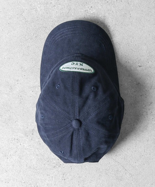 ZIP FIVE（ジップファイブ）の「NYCオーバルロゴ バックベルト付き コットン キャップ（キャップ・レディース・ブラック/アイボリー/ネイビー/ブラウン・FREE）」の7枚目の写真