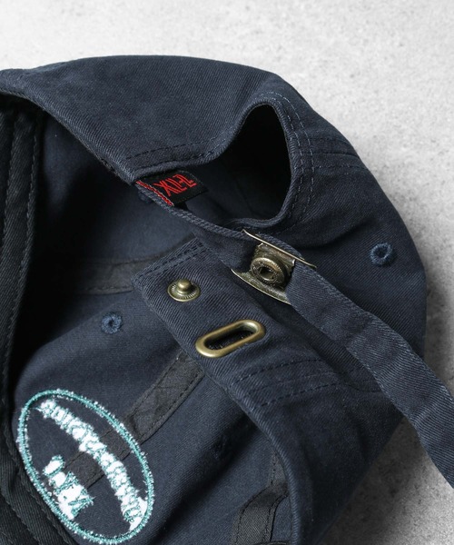 ZIP FIVE（ジップファイブ）の「NYCオーバルロゴ バックベルト付き コットン キャップ（キャップ・レディース・ブラック/アイボリー/ネイビー/ブラウン・FREE）」の11枚目の写真