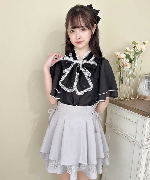 【セール】レーシーティアードミニスカート（スカート）｜couture BY ROJITA（クチュールバイロジータ）