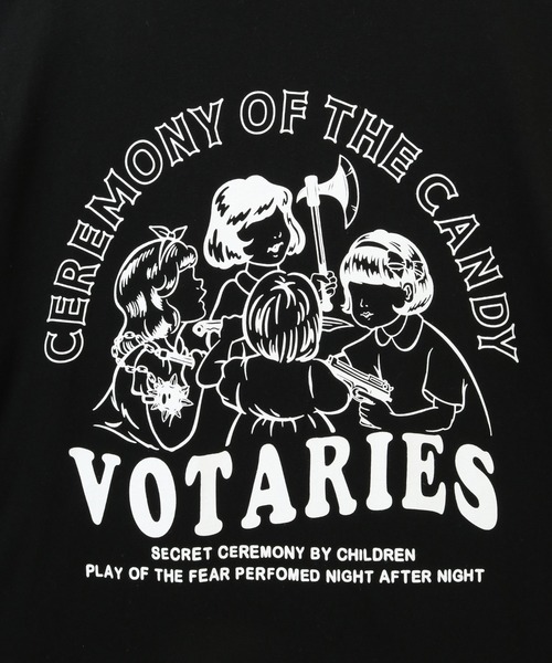 Candy Stripper（キャンディストリッパー）の「CEREMONY OF THE CANDY L/S Tシャツ（Tシャツ/カットソー・レディース・オフホワイト/ブラック・2）」の12枚目の写真