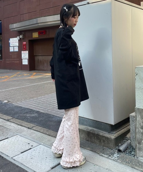 Candy Stripper（キャンディストリッパー）の「CEREMONY OF THE CANDY L/S Tシャツ（Tシャツ/カットソー・レディース・オフホワイト/ブラック・2）」の7枚目の写真