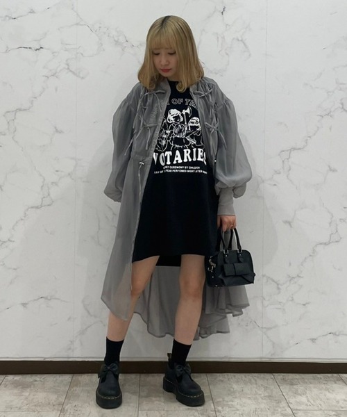 Candy Stripper（キャンディストリッパー）の「CEREMONY OF THE CANDY L/S Tシャツ（Tシャツ/カットソー・レディース・オフホワイト/ブラック・2）」の13枚目の写真