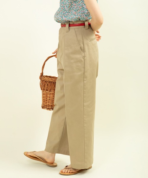 今年も話題の ヴィンテージチノクロス センタープレスパンツ（チノパンツ パンツ