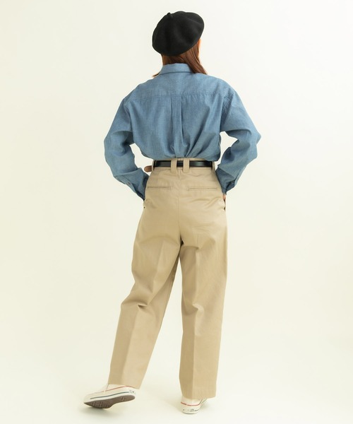 My Fav. CHILD WOMAN（マイファブチャイルドウーマン）の「ヴィンテージチノクロス センタープレスパンツ（チノパンツ・レディース・ベージュ系その他・38/36）」の22枚目の写真