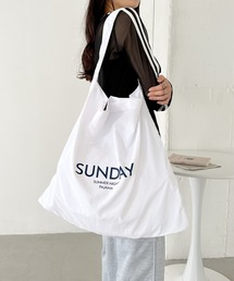 SUNDAYロゴBIGトートバッグ