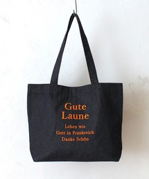 【SETUP7】ロゴ刺繍ラージトートバック SNBD ※