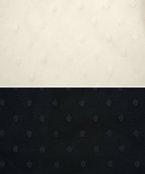 チュールレイヤード スカラップ カットソー le reve vaniller（Tシャツ/カットソー）｜le reve vaniller（ル レーヴ ヴァニレ）