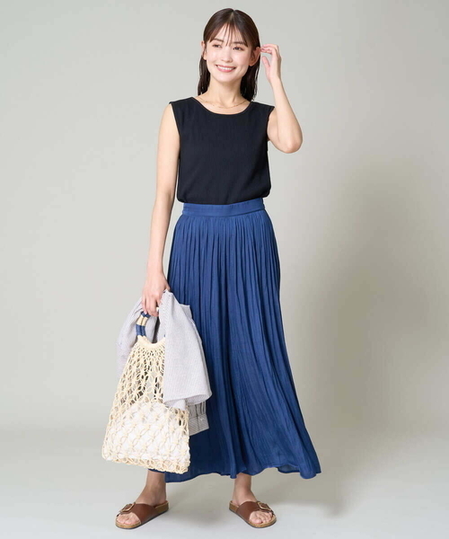 a.v.v(アーヴェヴェ)の「【前後2WAY】ベーシックタンクトップ(Tシャツ/カットソー・レディース・グレー系その他/ブラック/ホワイト・36/34/40/38/42)」の15枚目の写真