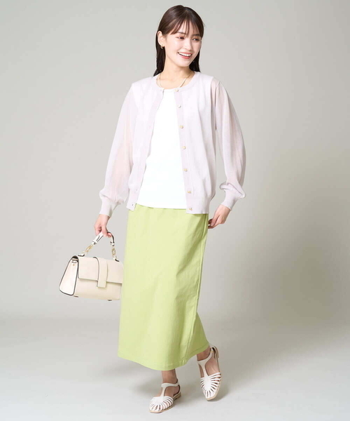 a.v.v(アーヴェヴェ)の「【前後2WAY】ベーシックタンクトップ(Tシャツ/カットソー・レディース・グレー系その他/ブラック/ホワイト・36/34/40/38/42)」の21枚目の写真