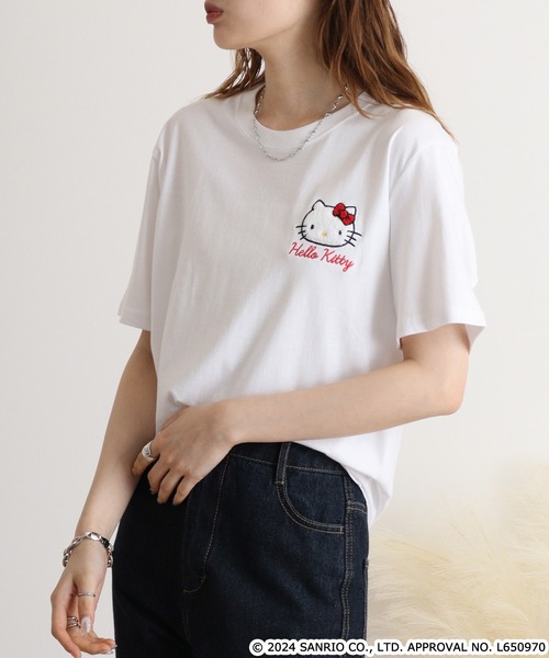 サンリオキャラクターズ サガラ刺繍Tシャツ（Tシャツ/カットソー